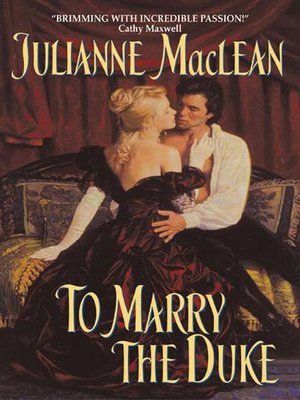 cover image of To Marry the Duke